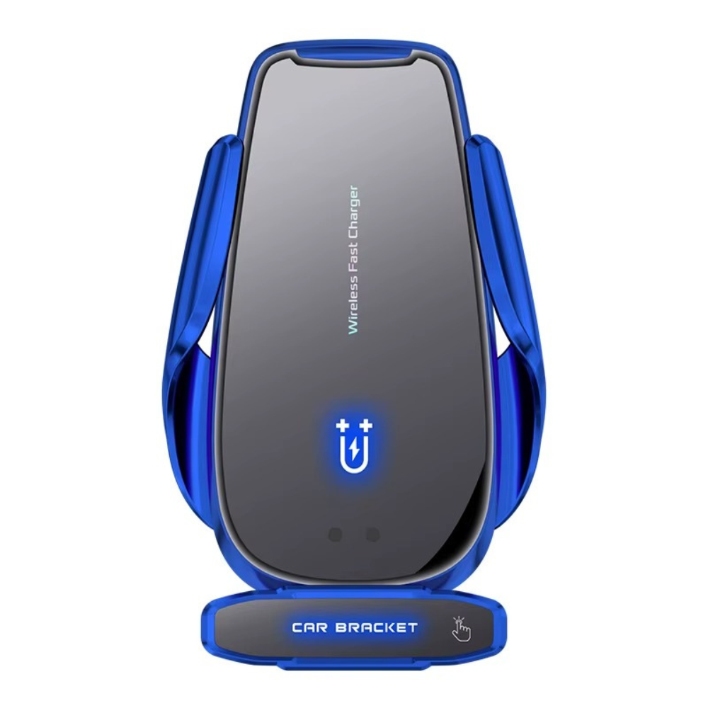Держатель для телефона,автомобильный с беспроводной зарядкой 15W с функцией автоматического открытия ,синий Каменец-Подольский - изображение 5