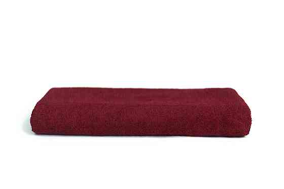 Рушник однотонний Ideal Textile 70х140 см 400 г/м2 бордовий (56860931) Чернівці