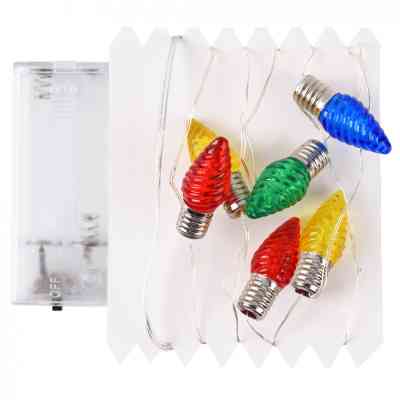 Гирлянда YES! Fun На медной проволоке Шишки 10 LED Тепло-белая 1.65 м На батарейках (801209) Винница