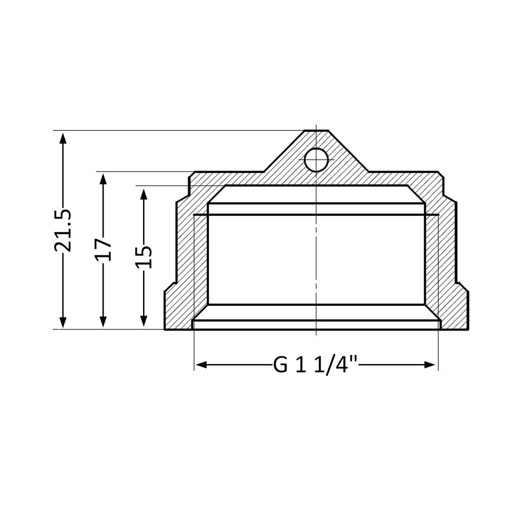 Заглушка Thermo Alliance Standart 1 1/4