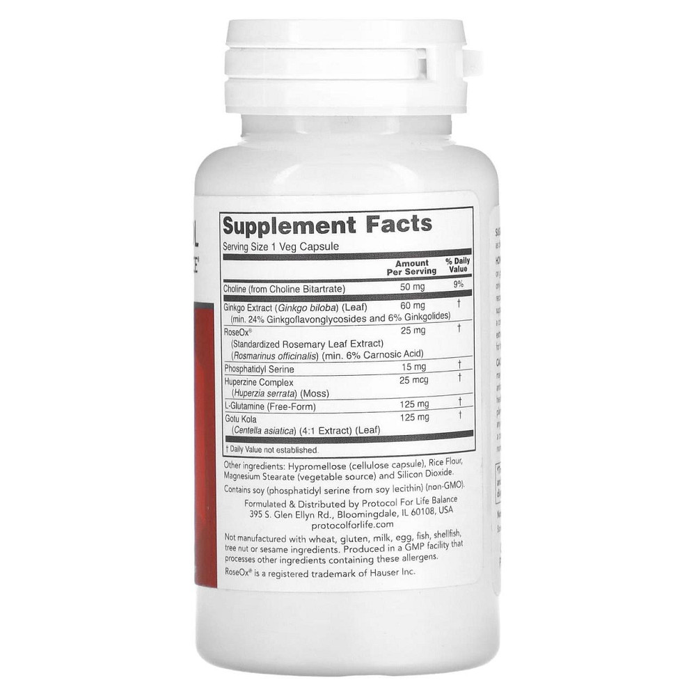 Комплекс для мозгу Protocol for Life Balance  Brain Regain 90 вег капс Київ - фото 2