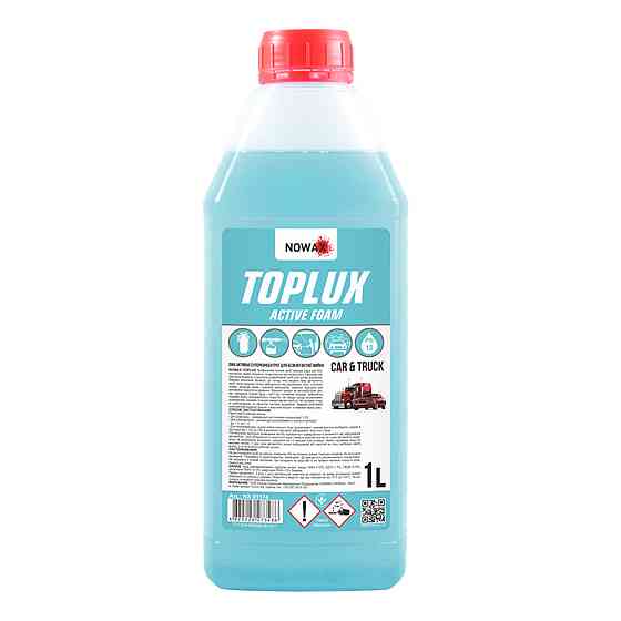 Активна піна Nowax Toplux Active Foam концентрат для безконтактної мийки 1:120, 1л Київ