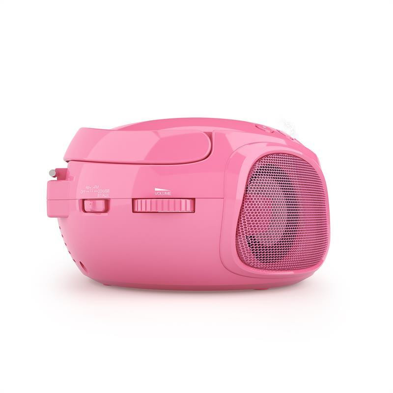 Roadie CD Boombox FM Radio Light Show CD-плеєр Bluetooth 5.0 Рожевий (Німеччина, читати опис) Рівне - фото 7