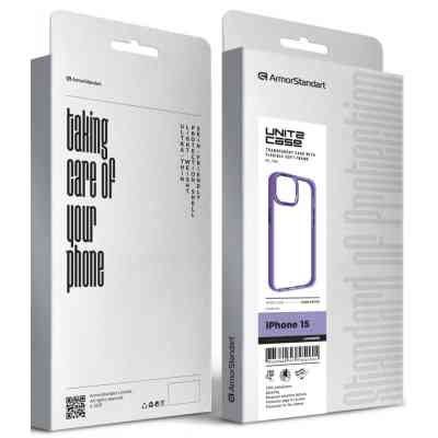 Чехол для мобильного телефона Armorstandart UNIT2 Apple iPhone 15 Lavender (ARM69970) Винница