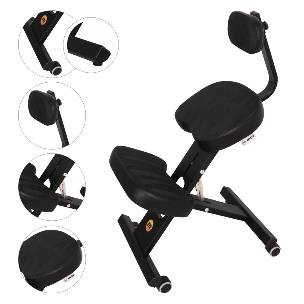 Масажний стілець ERGO-COMFORT PLUS - Heban K чорний Київ - фото 5