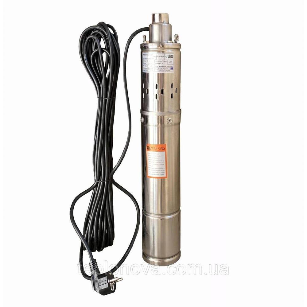Насос скважинный шнековый  VOLKS pumpe  3,5 QGD 1-50-0,37кВт 3,5 дюйма! + кабель 15м Черновцы - изображение 1