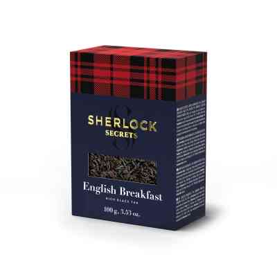 Чай Sherlock Secrets English Breakfast чорний листовий 100 г (shs.00902) Вінниця