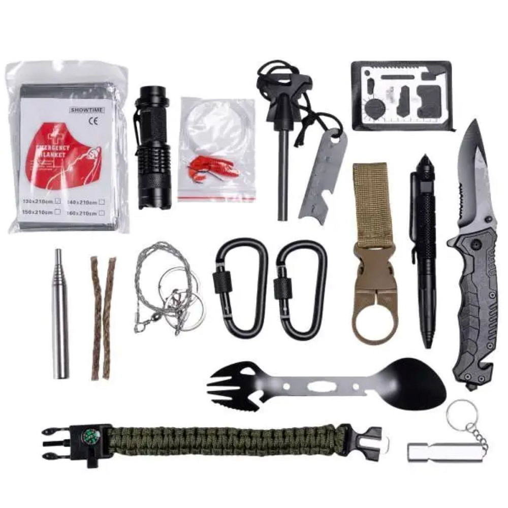 Lugi Туристичний набір для виживання в пластиковому чохлі 20х11х5.5 см похідний набір інструмен Киев - изображение 3