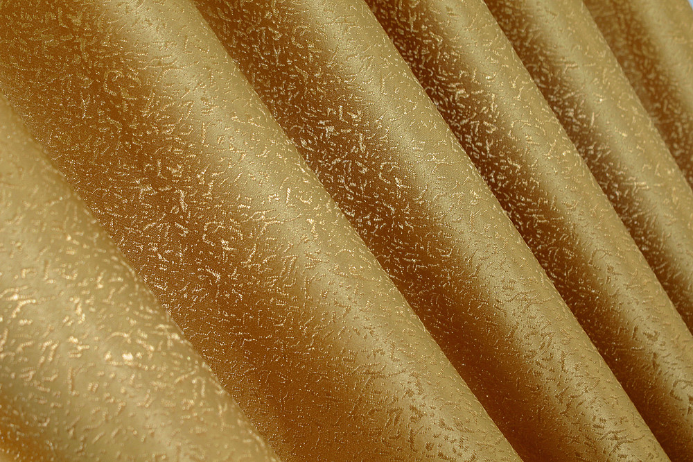 Комплект готових штор VR-Textil Жакард № 354ш Золотистий 150х270 см 2 шт (30-092) Київ - фото 7