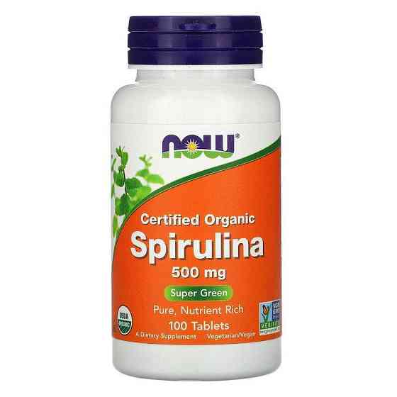 Спіруліна органічна (Spirulina Organic) 500 мг 100 таблеток Київ