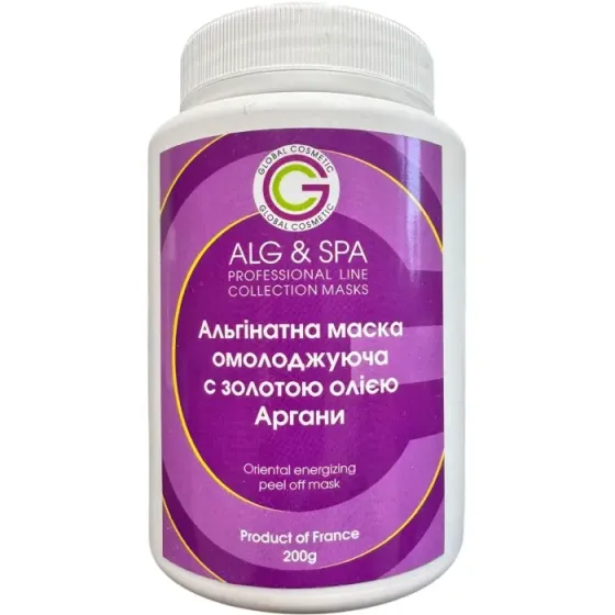 Альгінатна омолоджуюча маска із “золотим” маслом Аргани Oriental Energizing Peel off Mask ALG & SPA, 25г Дніпро