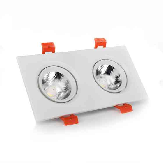 LED Світильник стельовий подвійний 5Wx2 4100К поворотний білий Київ