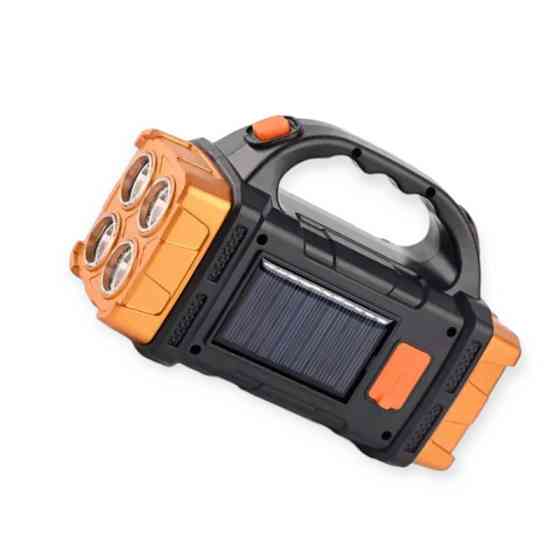 Ліхтар 40 LED + cob, usb, акб 1500 мач, сонячна батарея Panther діодний Мукачево