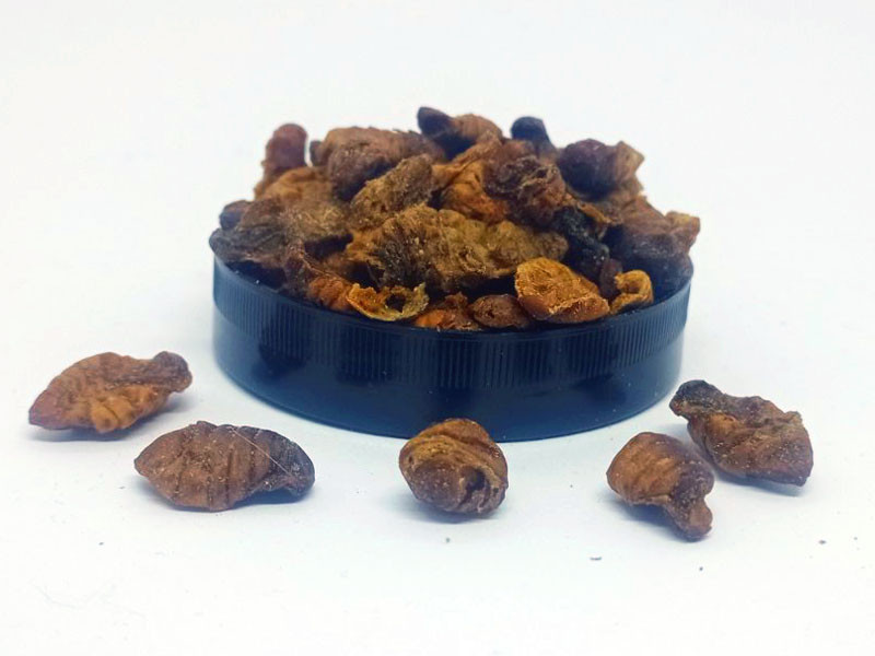 Лялечка тутового шовкопряда суха "SilkWorm" тм Буся. Корм для рептилій, їжаків, птахів, гризунів, риб. 450мл/100г Зміїв - фото 2