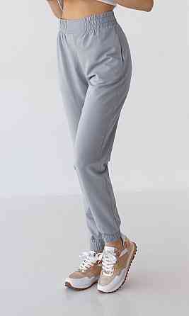 Спортивні штани жіночі джогери Сірий L Харків