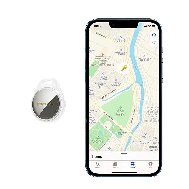 Трекер BOROFONE BC100 для защиты от потерь, белый Киев - изображение 1