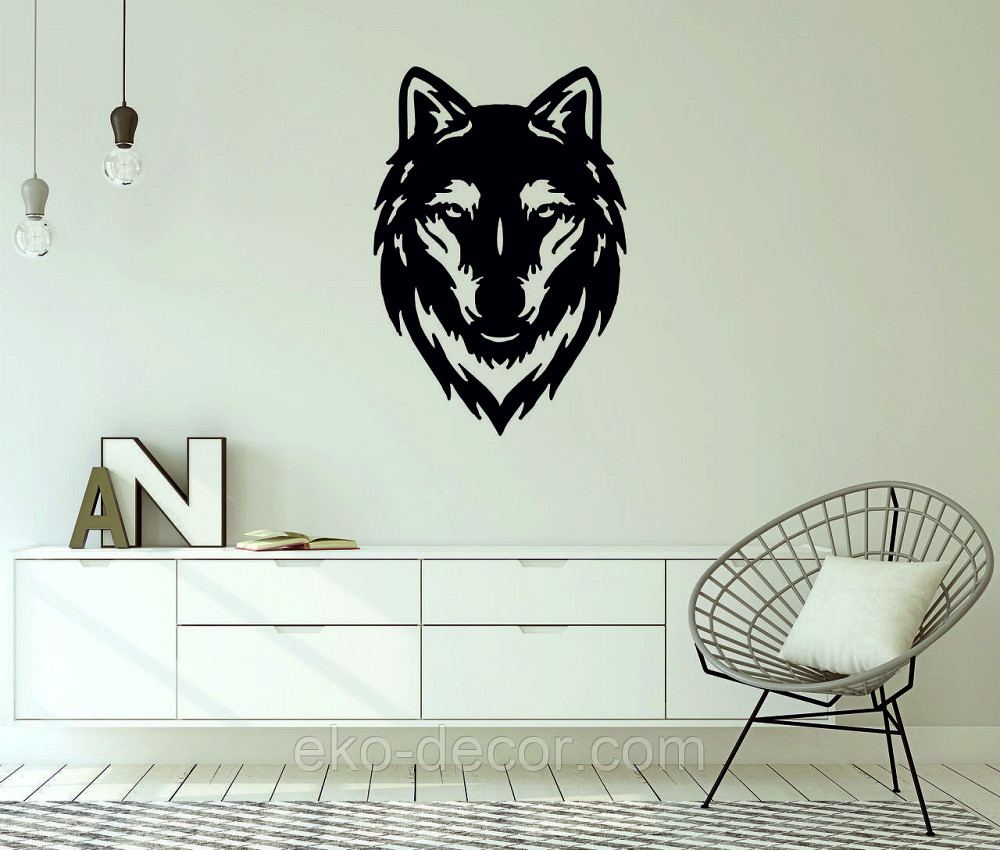 Декоративное настенное Панно «Волк», Декор на стену 110*75 см Киев - изображение 2