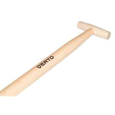 Лопата Verto штыковая прямая, рукоятка деревянная Т-образная, 117см, 1.8кг (15G026) Винница