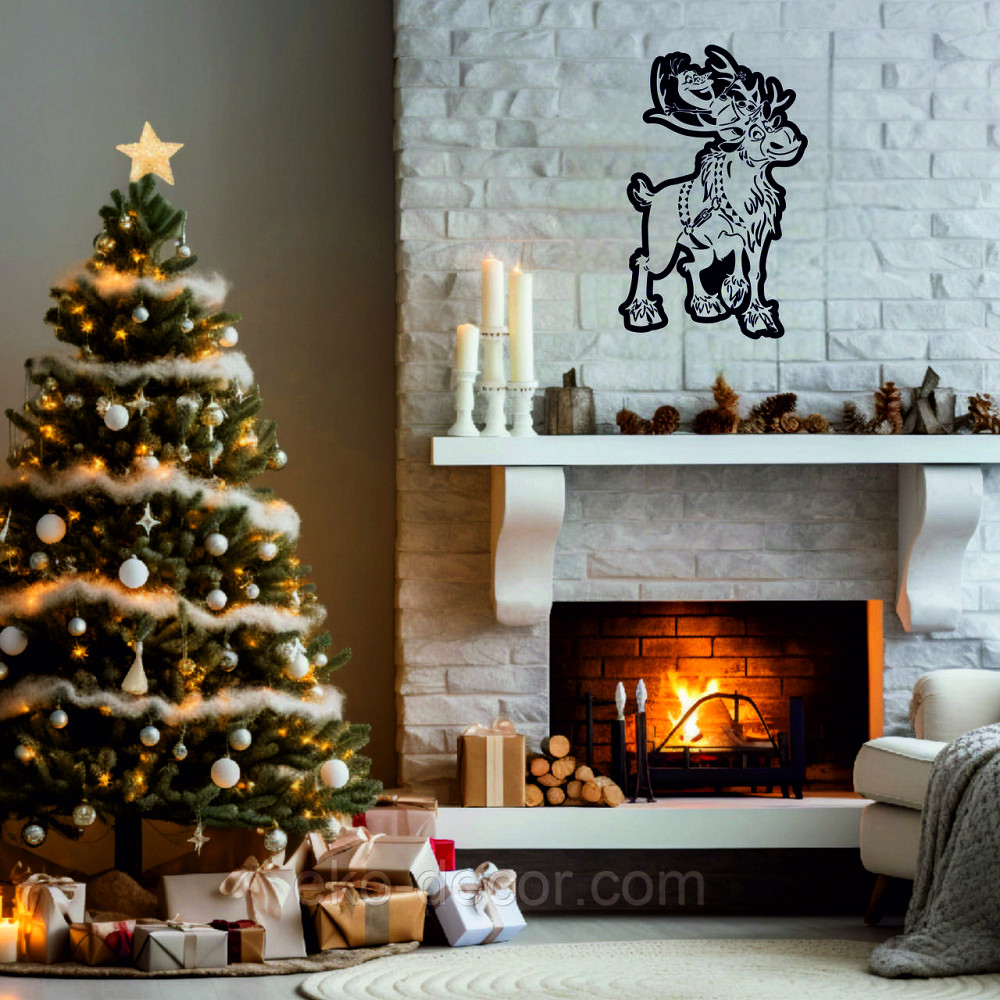 Декоративное настенное Панно «Олень», Декор на стену 110*68 см Киев - изображение 7