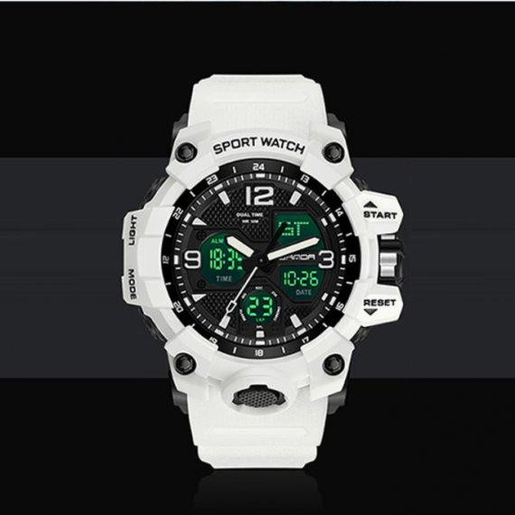 Чоловічий наручний годинник Sanda Snow (Білий) Вінниця - фото 5