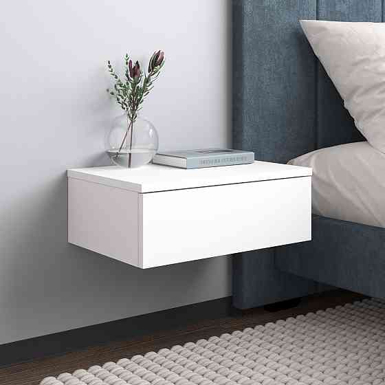 Тумба прикроватная VAYS M-34, навесная, с ящиком, ЛДСП, 45х30х16 см – для спальни Львов