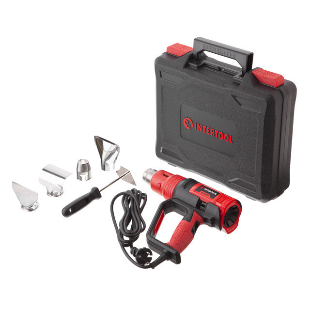 Фен будівельний INTERTOOL WT-1030,2,0 кВт, 3 режими, 50-600 °C, 250-500 л/хв - для видалення старого покриття Львів - фото 10