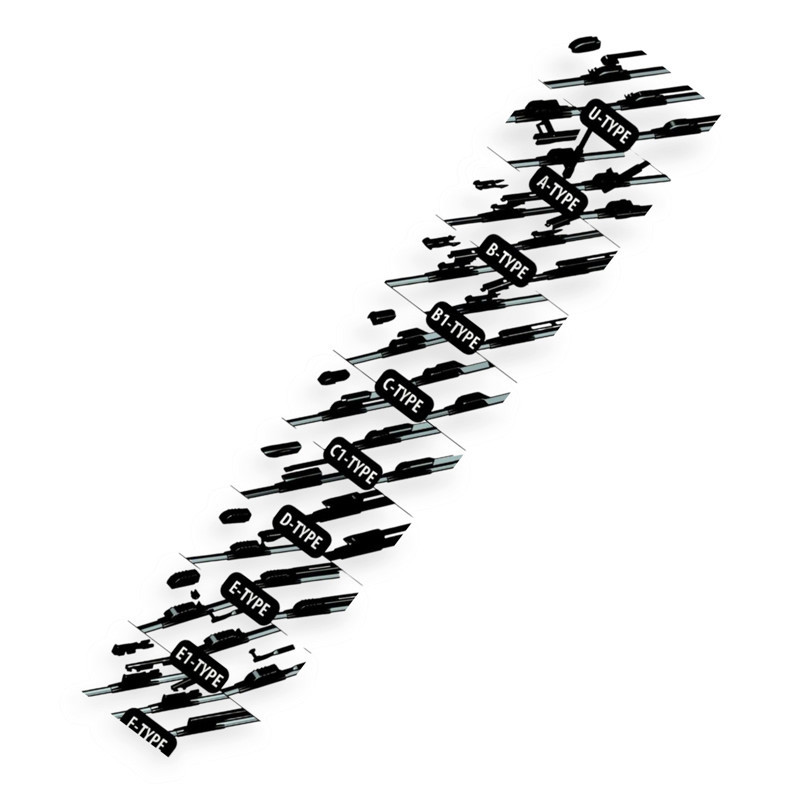 Щітка склоочисника OXIMO multi безкаркасна 525 мм + 7 адаптерів Мукачево - фото 4