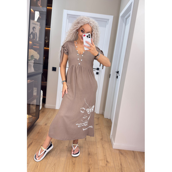 Жіноча легка сукня  з принтом креп жатка . 46-60р. Київ - фото 3