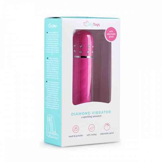 Вибратор ребристый Love Diamond Vibrator розовый, 11.4 см Sex Aura Киев