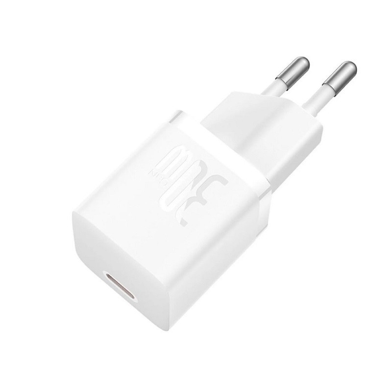 Зарядний пристрій Baseus GaN5 Mini 30W Білий Київ - фото 1