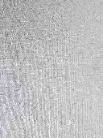 Шпалери вінілові на флізелін Marburg Tango 58865 однотонні світло сірі тонка смужка, клітка 10.05х0.70 м. Київ