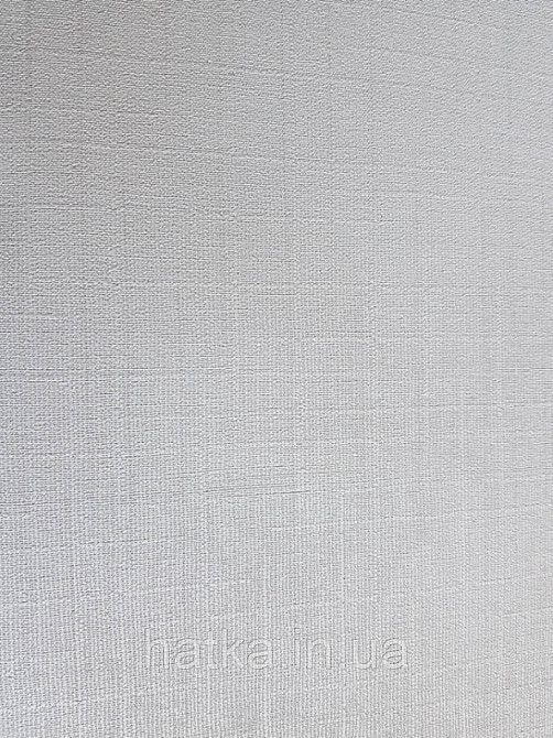 Шпалери вінілові на флізелін Marburg Tango 58865 однотонні світло сірі тонка смужка, клітка 10.05х0.70 м. Київ - фото 1