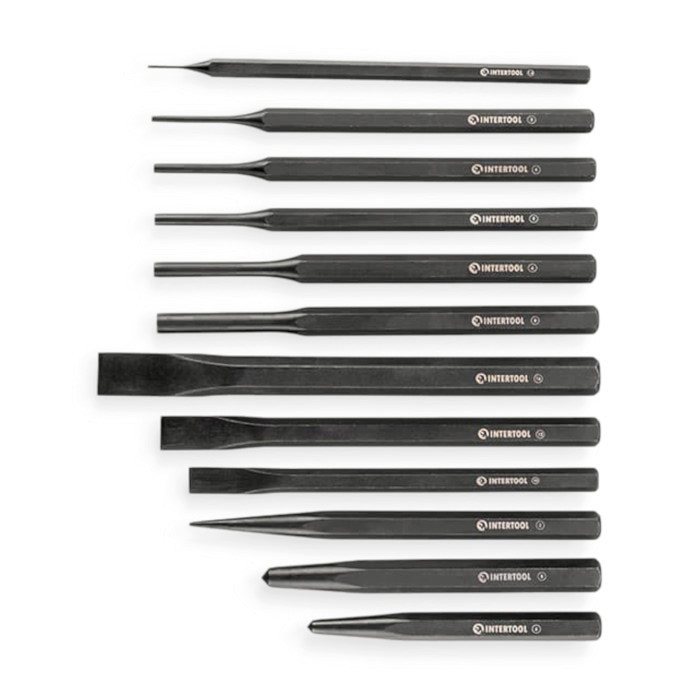 Набір зубил, кернерів, виколоток 12 шт (планшет) Мукачево - фото 5