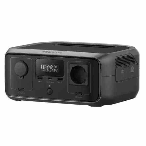 Зарядна станція EcoFlow RIVER 3 UPS + Solar Panel 45W (EF-PR705-UPS-B-45W-EU) Київ