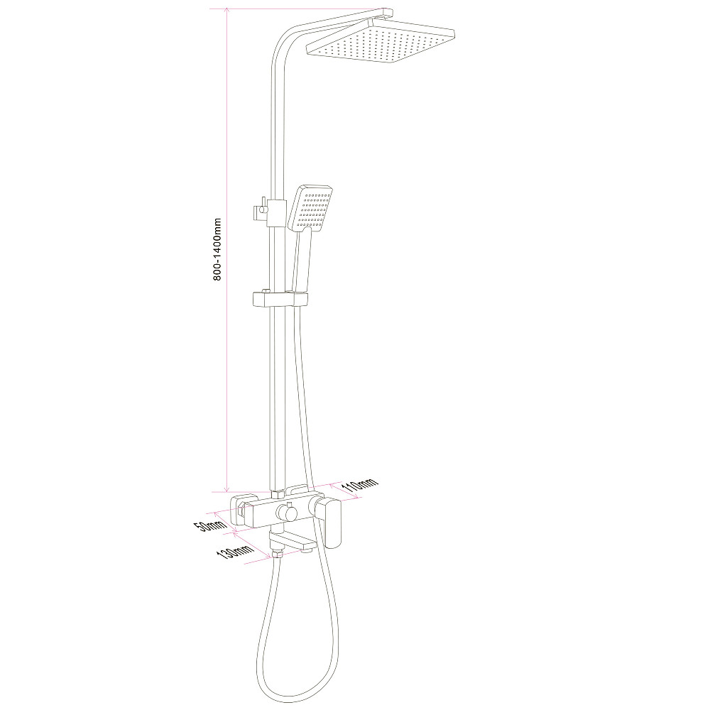 Душова система Globus Lux ALFA GLAL-1007 Киев - изображение 7