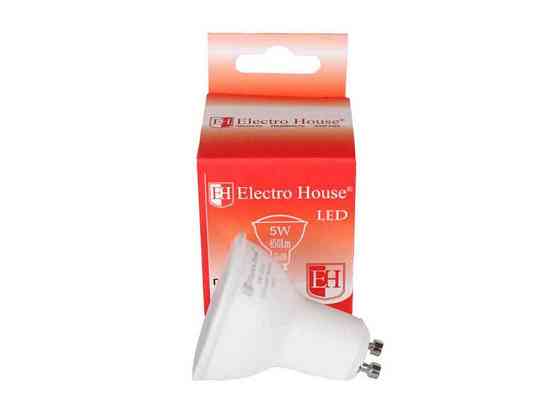 Лампа для точкових світильників GU10 5W EH-LMPT-1263 ТМ ELECTROHOUSE   Solmir Київ