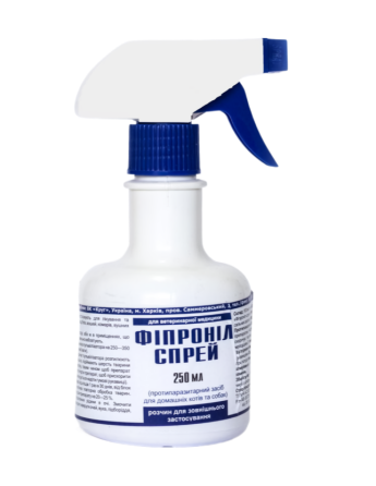 Фипронил спрей 250 мл Круг (от блох и клещей) Винница