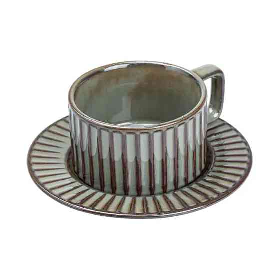 Чашка з блюдцем 250 мл порцелянова Графіт HP7210G Київ