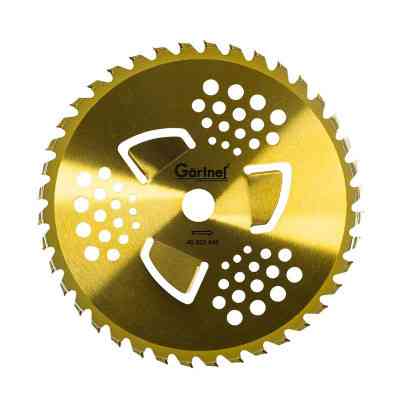 Ніж для тримера Gartner до садового тримера 255х25.4 мм 40 ТВС зубців, 3 підрізні ло (40023448) Вінниця