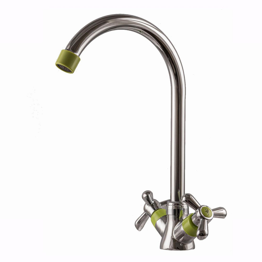 Змішувач для кухні DOMINO DK-H1-2N-GREEN Київ - фото 4