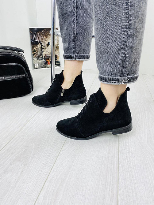 Жіночі черевики Odzi чорні натуральна замша 36р.37р.38р. (БТ/02) (1236) Коломыя - изображение 8