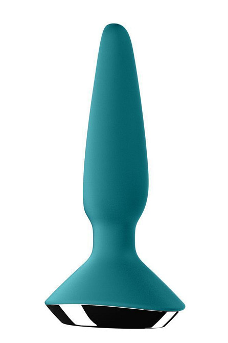 Анальная пробка с двумя моторами и управлением с телефона Satisfyer Plug-ilicious 1 Petrol, зеленый Sex Aura Киев - изображение 4