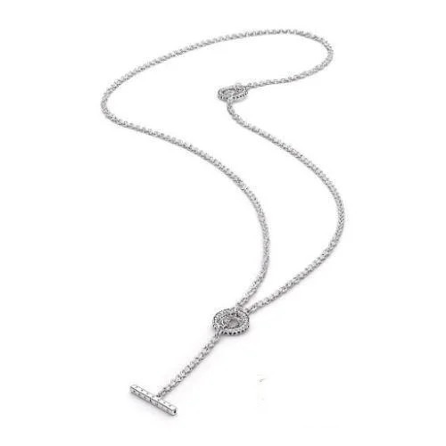 Срібне намисто Pandora з T-підвіскою 399050C01 Київ - фото 1