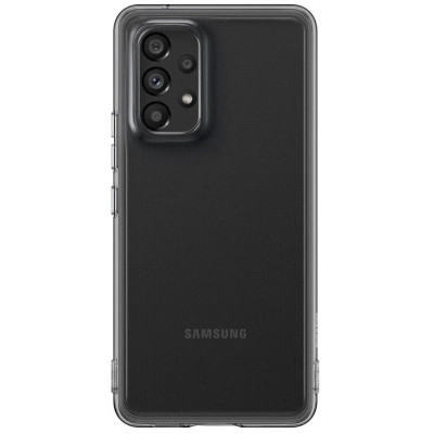 Чохол до мобільного телефона Samsung Soft Clear Cover Samsung Galaxy A53 (A536) Black (EF-QA536TBEGRU) Вінниця - фото 1