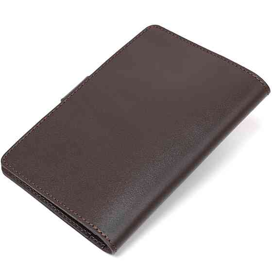 Мужской тревел-кейс из натуральной кожи Коричневый (SHVIGEL) Киев