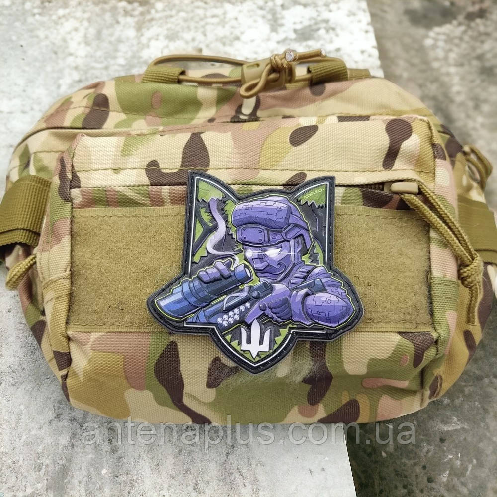 Снайпер - один постріл шеврон / патч Київ - фото 2