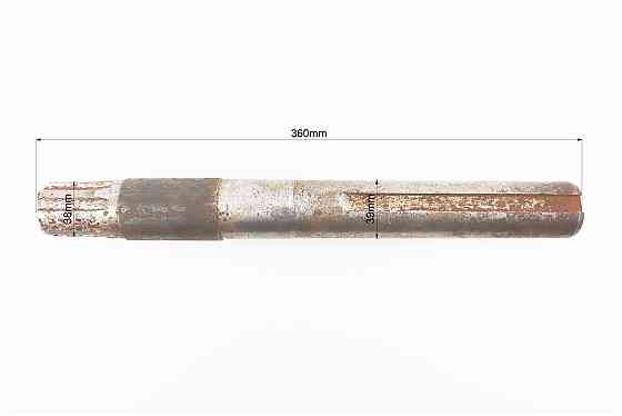 Піввісь 8 шліців, L - 360mm, D - 39mm 101-2 (можливий незначний наліт) Бершадь