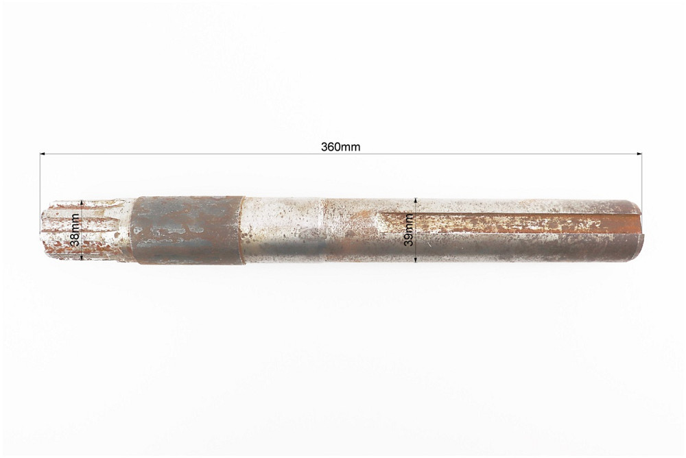 Піввісь 8 шліців, L - 360mm, D - 39mm 101-2 (можливий незначний наліт) Бершадь - изображение 2