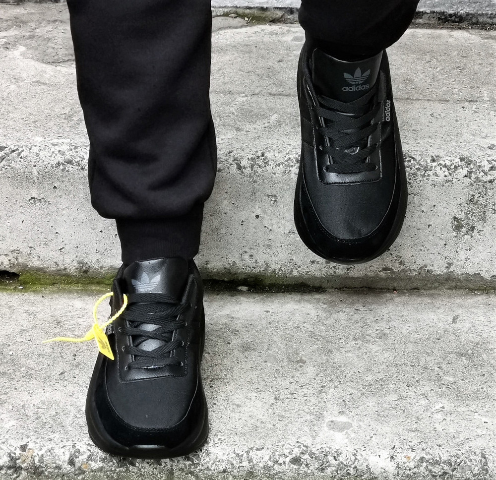 Кроссовки Adidas $harks Мужские Адидас Черные Акулы Замшевые (размеры: 41,42,43,44,45) Днепр - изображение 6