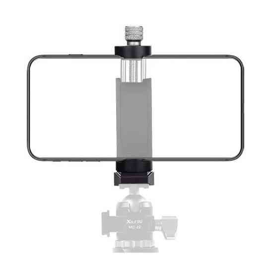 Тримач для телефону на штатив алюмінієвий з рівнем AC Prof XJ-10 Київ